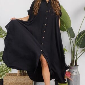 Elegant Black Maxi Dress